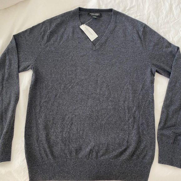 Grey Luxury Blend Sweater - Picture 1 of 3